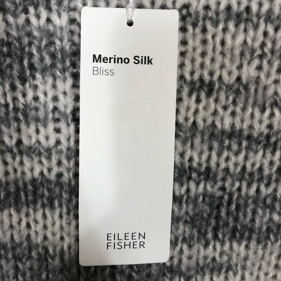 NWT Eileen Fisher merino wool silk blend sweater sz S - Picture 5 of 7